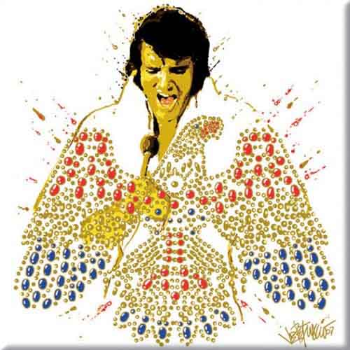 Elvis Presley Fridge Magnet American Eagle