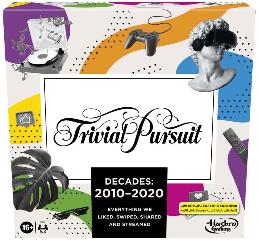 Hasbro Trivial Pursuit Decades 2010-2020 Board Game
