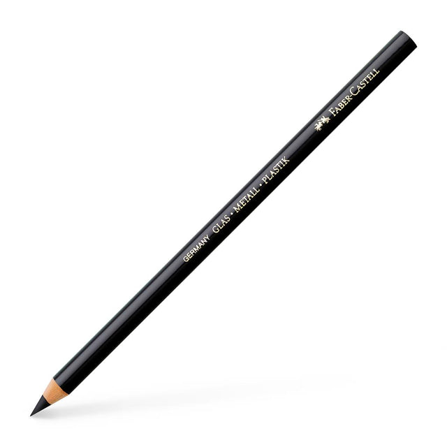faber-castell glass writer pencil black