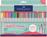 Faber-Castell Creative Marker Pen Set Bullet/Brush/Calligraphy (30pc)