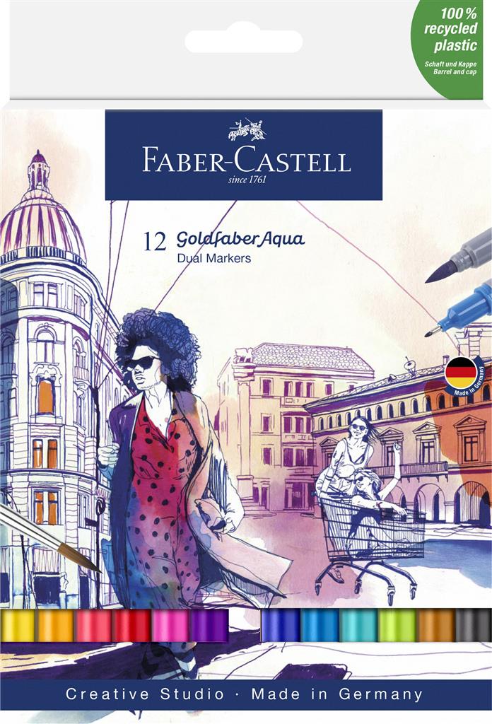 faber-castell creative studio goldfaber aqua dual marker pen