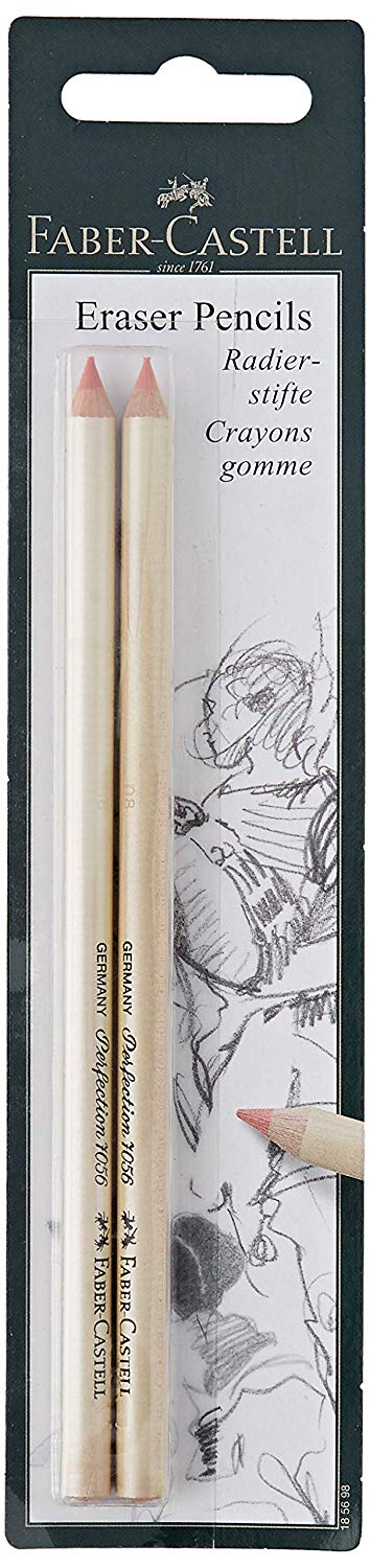 faber-castell perfection eraser pencil pink