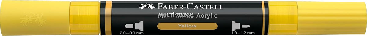 Faber-Castell Multimark Acrylic Dual Marker Pen Yellow (108)