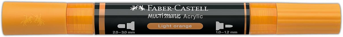 Faber-Castell Multimark Acrylic Dual Marker Pen Light Orange (309)
