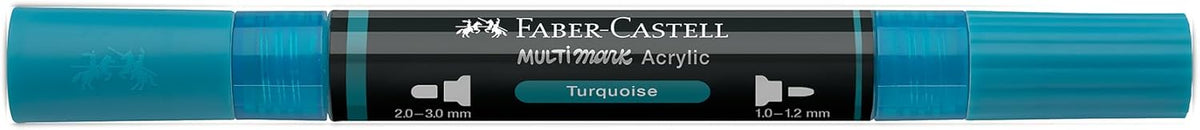 Faber-Castell Multimark Acrylic Dual Marker Pen Turquoise (313)