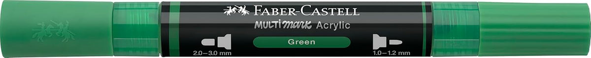 Faber-Castell Multimark Acrylic Dual Marker Pen Green (316)