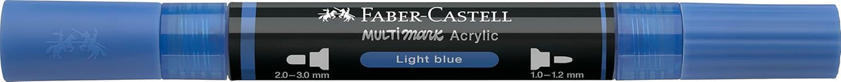 Faber-Castell Multimark Acrylic Dual Marker Pen Light Blue (140)