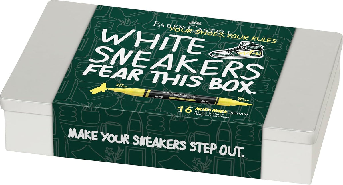 Faber-Castell Multimark Acrylic Dual Marker Pen Set Kicks (16pc)