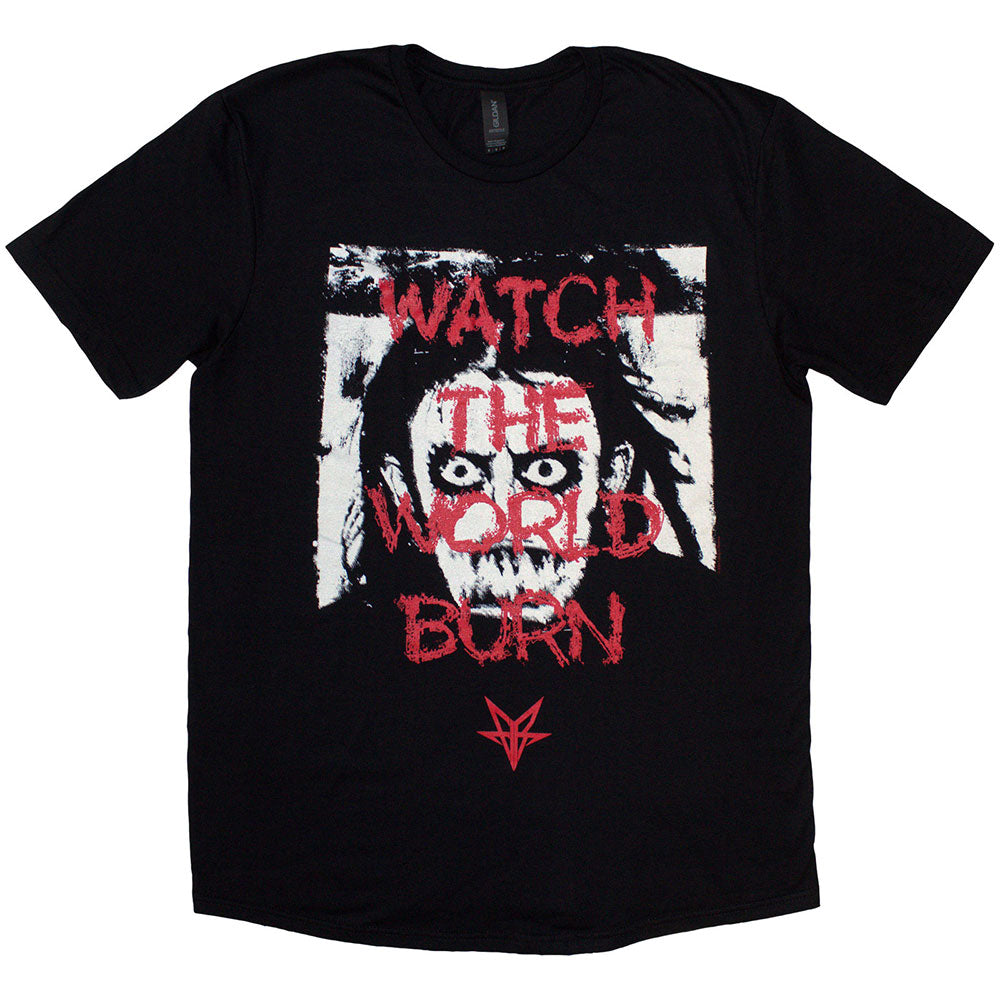 Falling In Reverse Unisex T-Shirt World Burn Black (XXL)