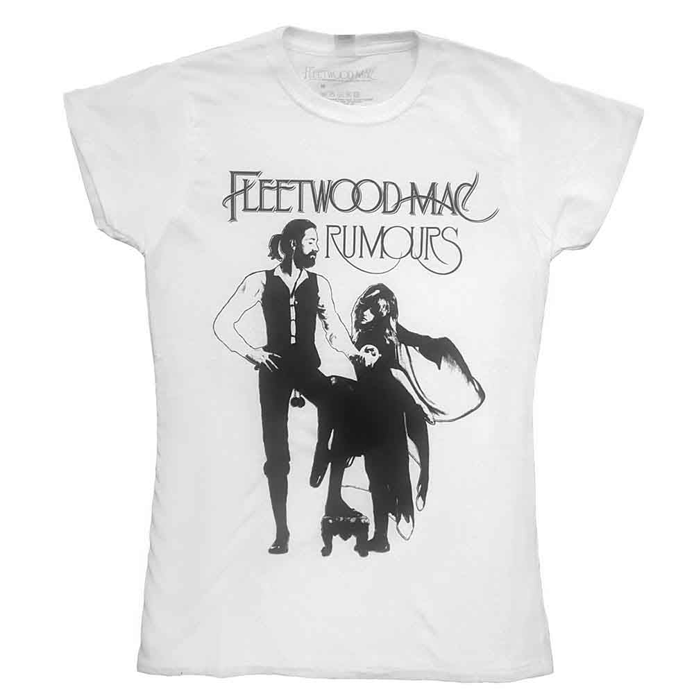 Fleetwood Mac Ladies T-Shirt Rumours White (L)