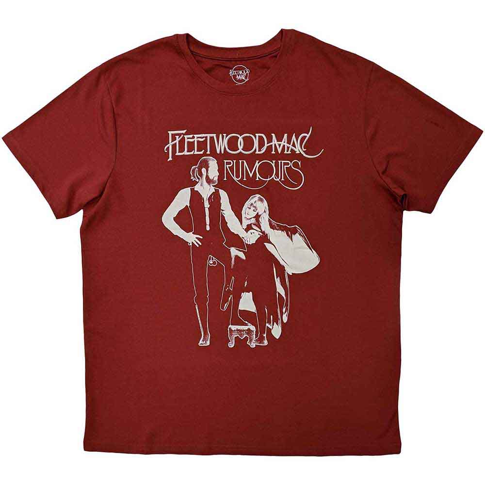 Fleetwood Mac Unisex T-Shirt Rumours Red (XL)