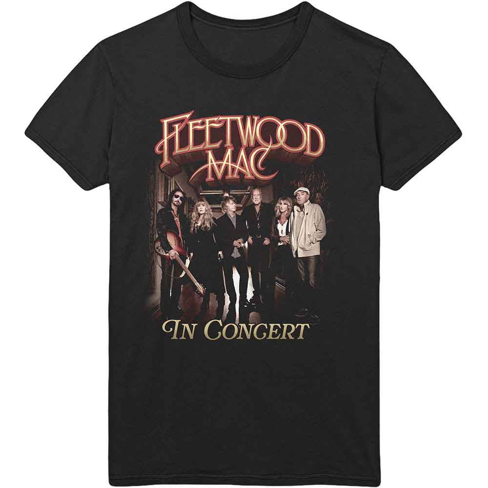 Fleetwood Mac Unisex T-Shirt In Concert Black (XXL)