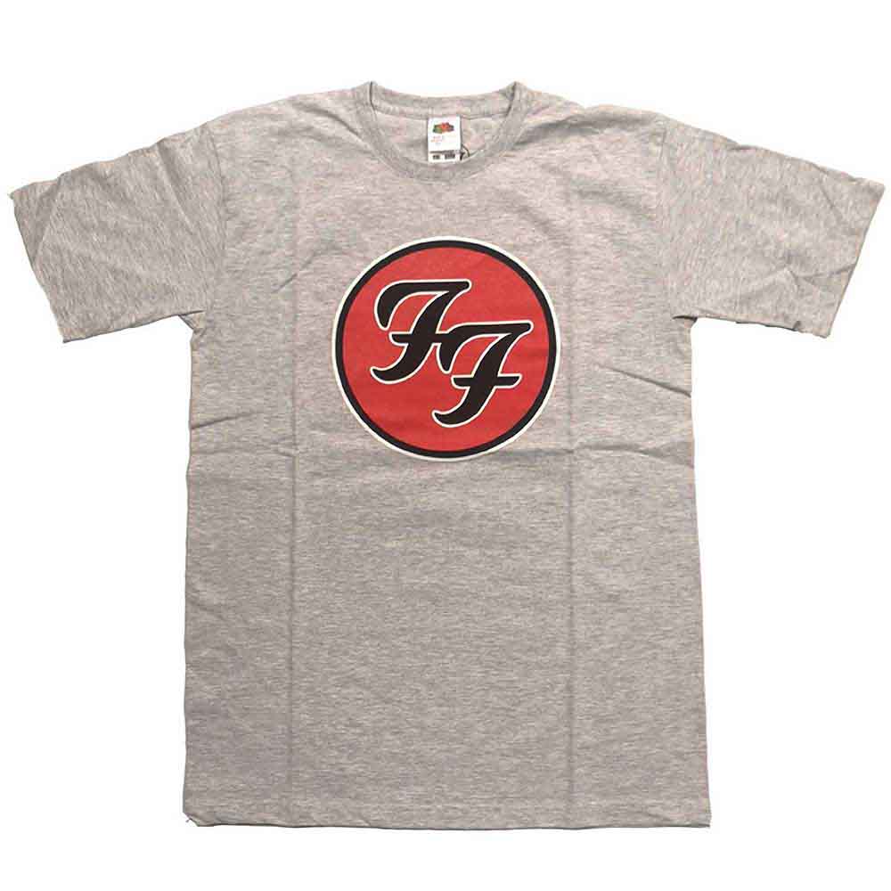 Foo Fighters Kids T-Shirt FF Logo Grey (3-4yrs)