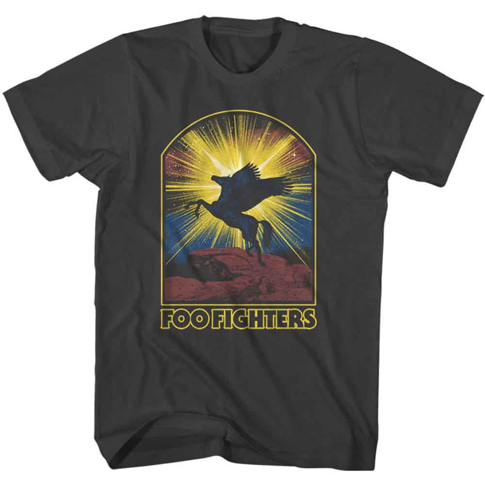 Foo Fighters Unisex T-Shirt Pegasus Black (S)
