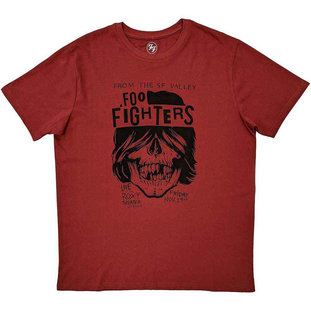 Foo Fighters Unisex T-Shirt SF Valley Red (XXL)