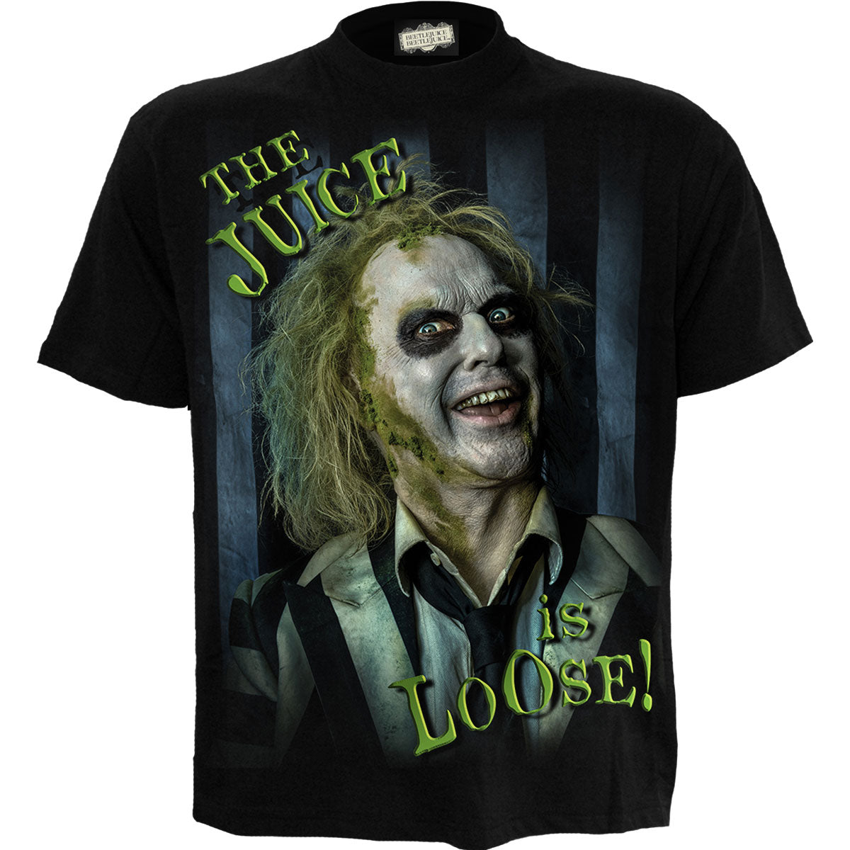 Beetlejuice 2 Unisex T-Shirt Juice Is Loose Black (L)