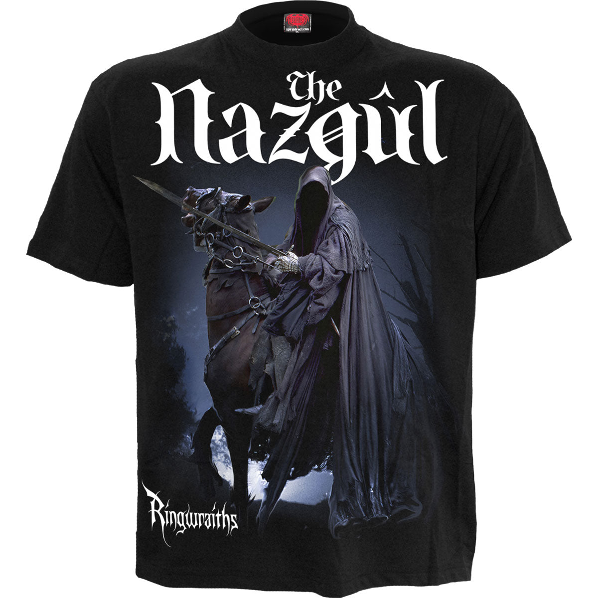 Lord Of The Rings Unisex T-Shirt The Nazgul Ringwraiths Black (L)