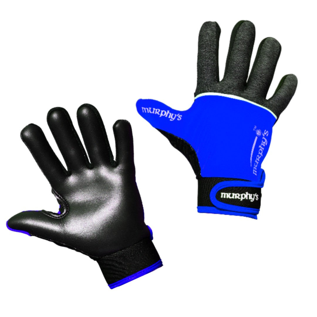 Murphy's V2 Gaelic Gloves - Grey/Blue/White Junior 5 (10yrs)