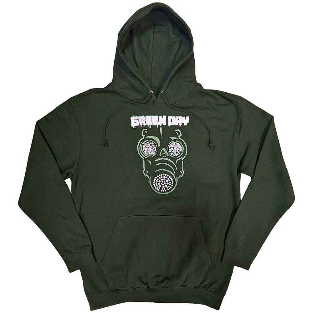 Green Day Unisex Pullover Hoodie Green Mask Green (L)
