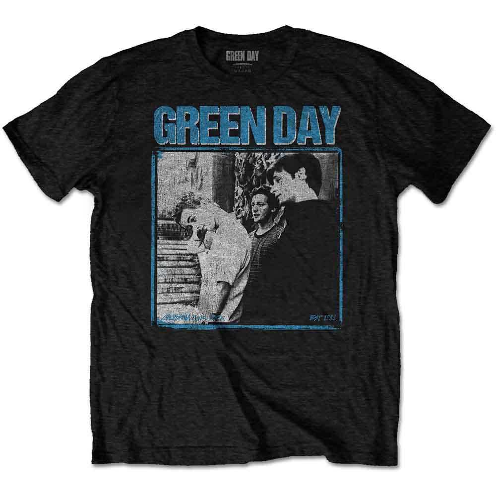 Green Day Unisex T-Shirt Photo Block Black (L)