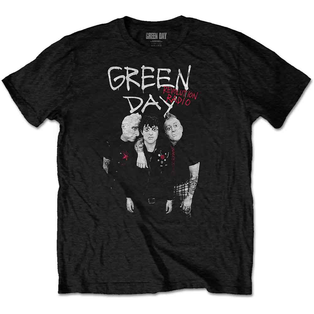 Green Day Unisex T-Shirt Red Hot Black (S)