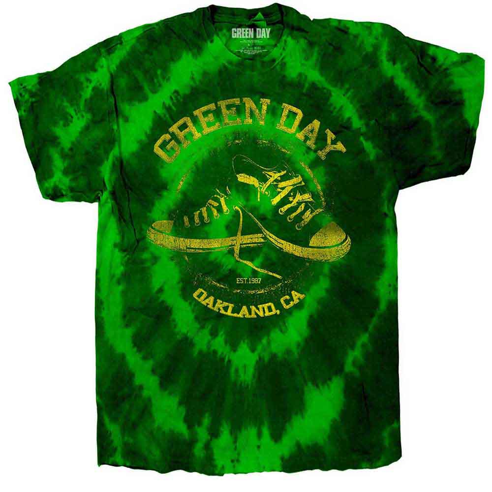 Green Day Kids T-Shirt All Stars (Wash Collection) Green (9-10yrs)