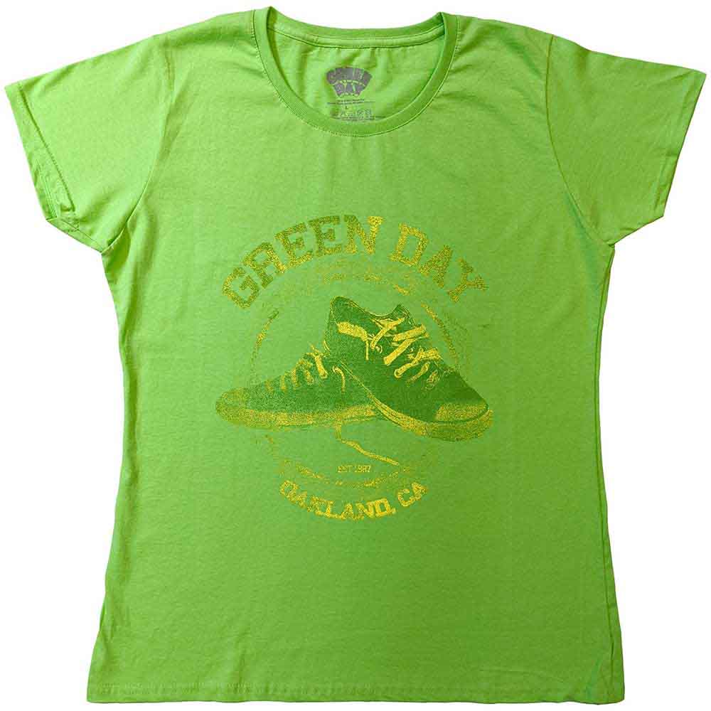 Green Day Ladies T-Shirt All Stars Green (S)