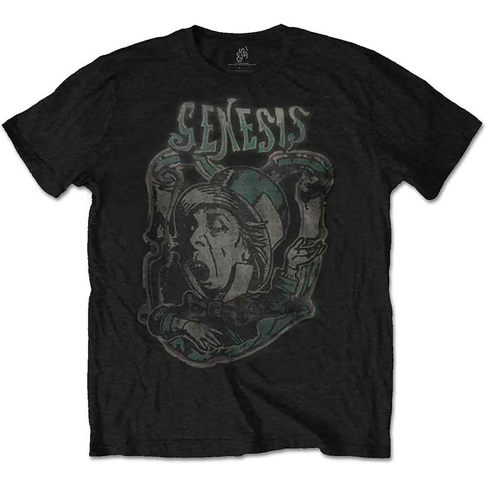 Genesis Men's T-Shirt Mad Hatter 2 Black (L)