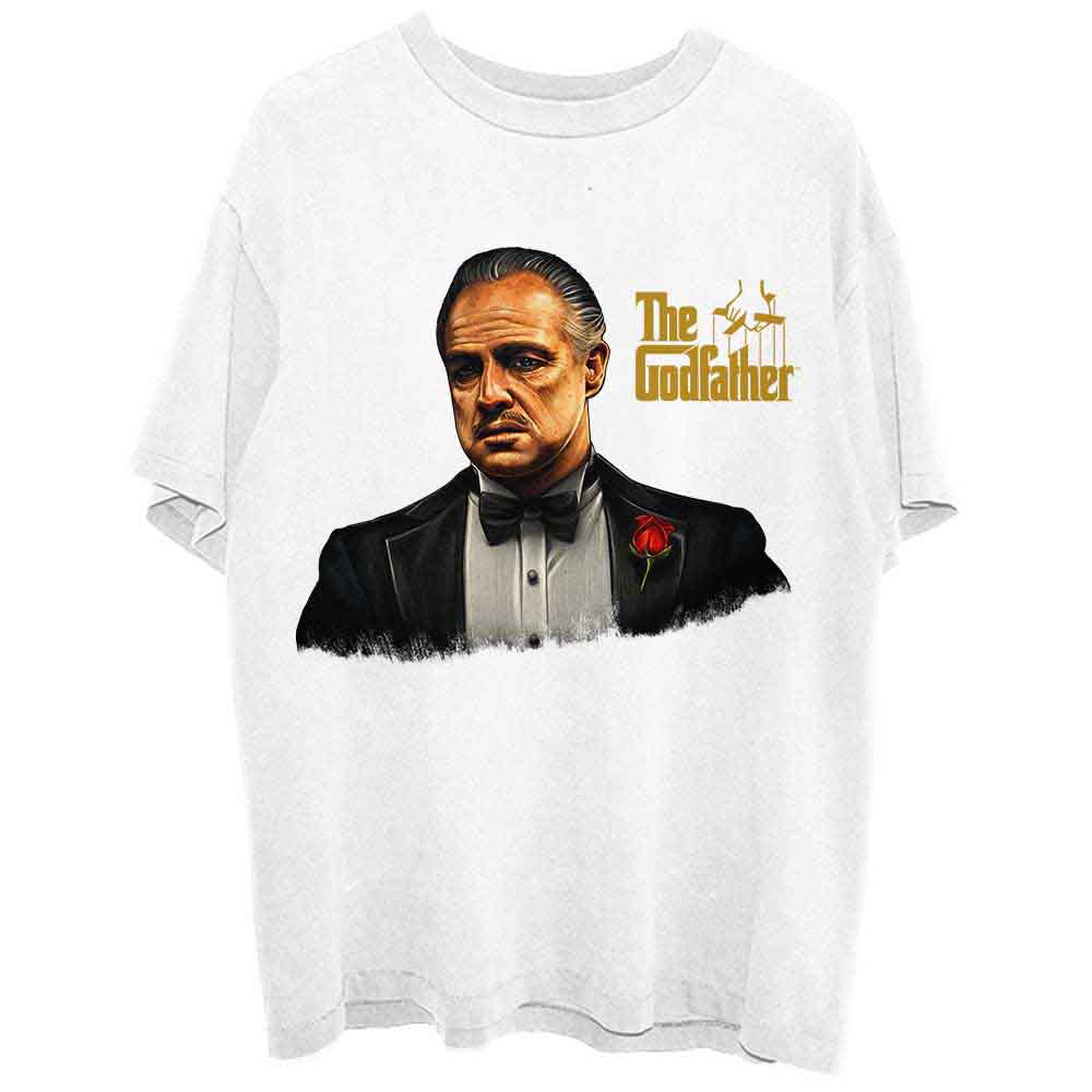 The Godfather Unisex T-Shirt Don Sketch White (XL)