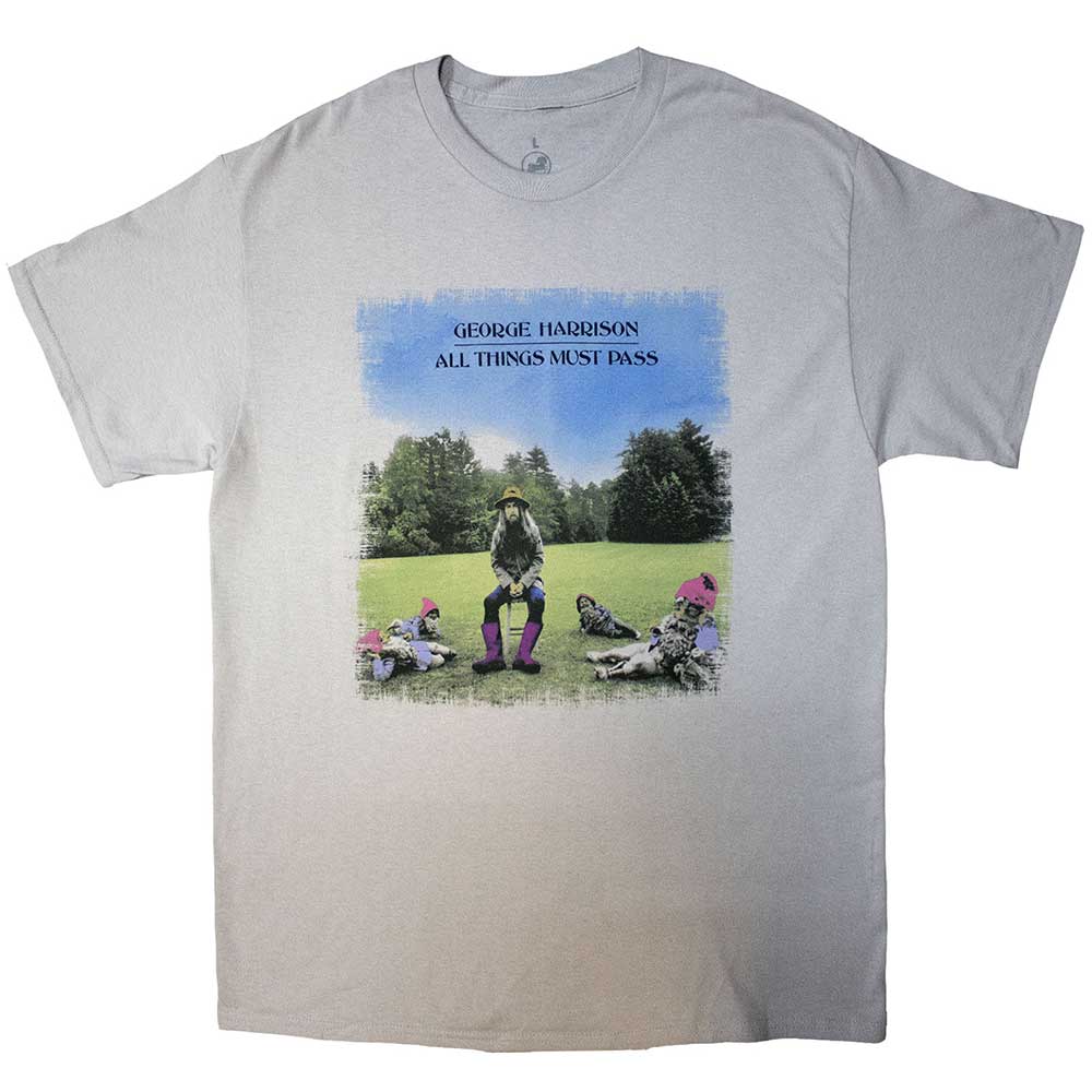 George Harrison Men's T-Shirt All Things Must Pass Grey (XXL)