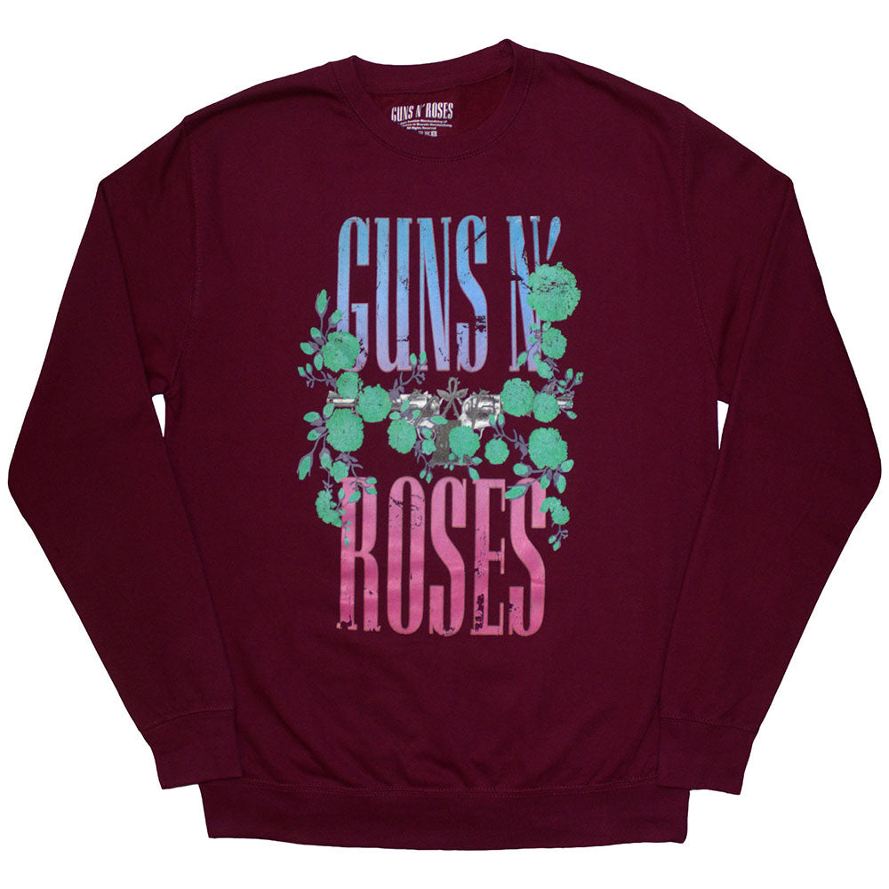 Guns N' Roses Unisex Sweatshirt Guns & Vine Red (M)