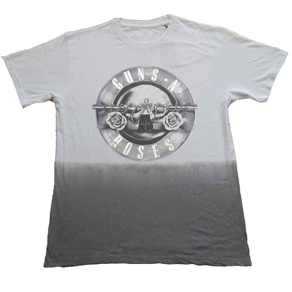 Guns N' Roses Unisex T-Shirt Tonal Bullet (Dip-Dye & Foiled) Grey (S)