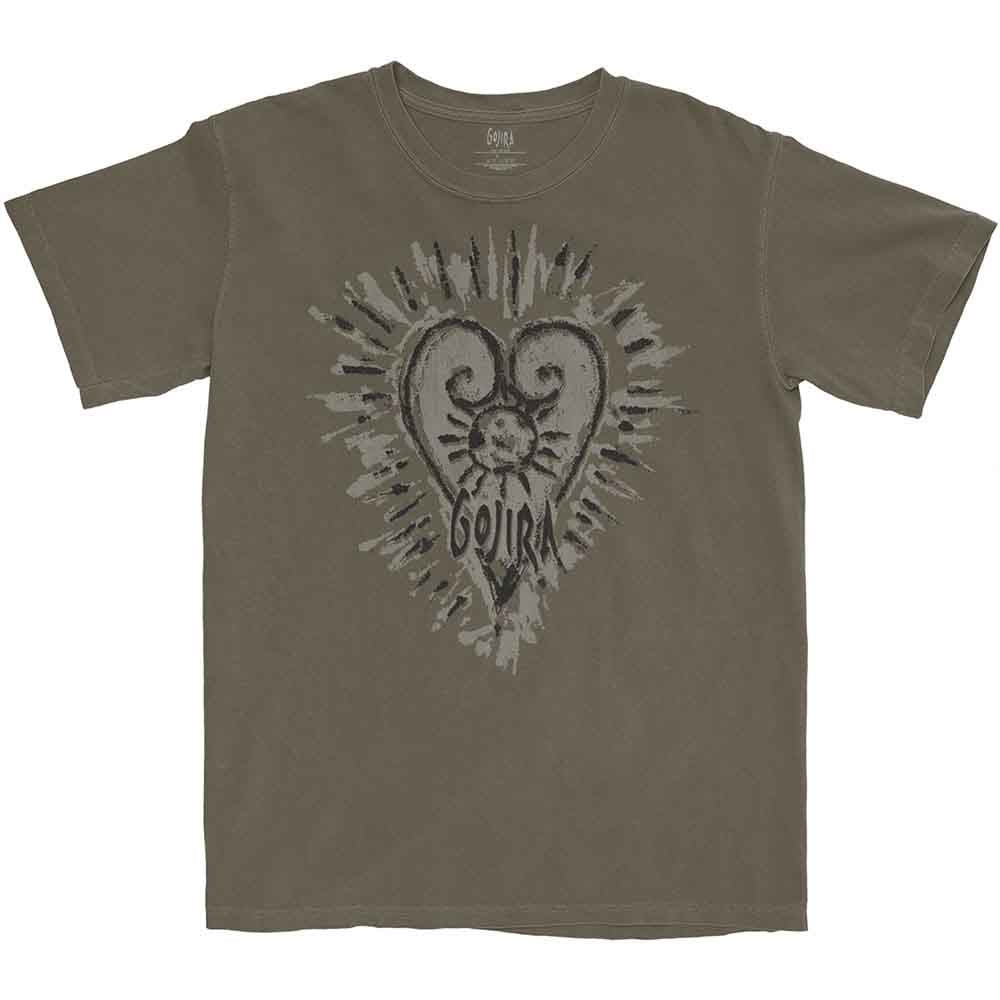Gojira Unisex T-Shirt Fortitude Heart Grey (L)