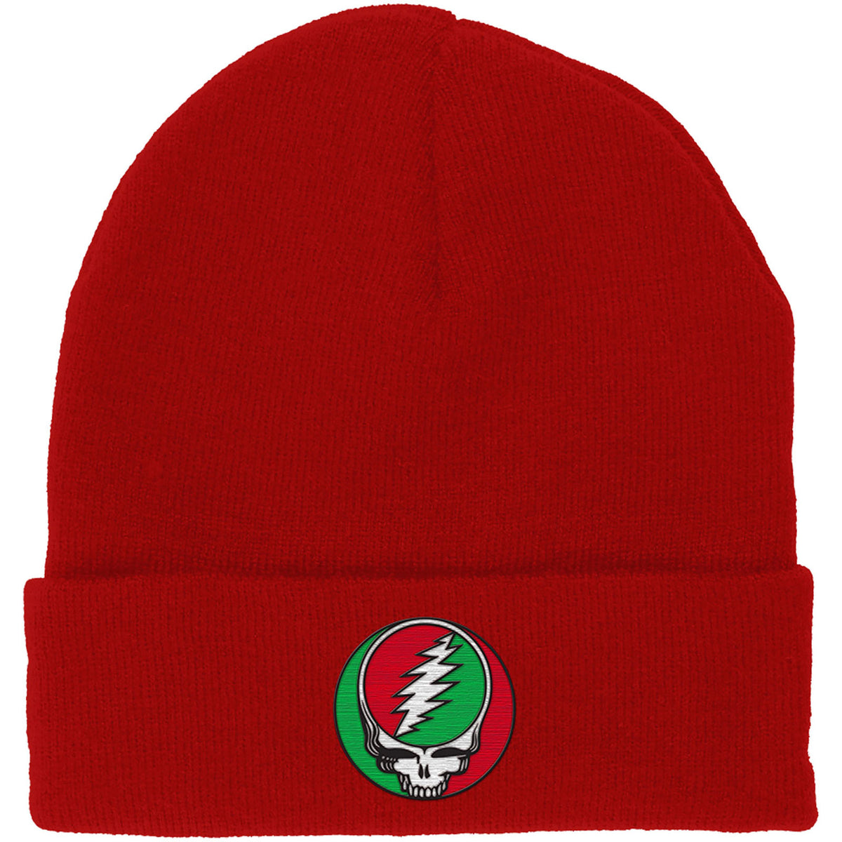 Grateful Dead Unisex Beanie Hat Steal Your Face (Red)