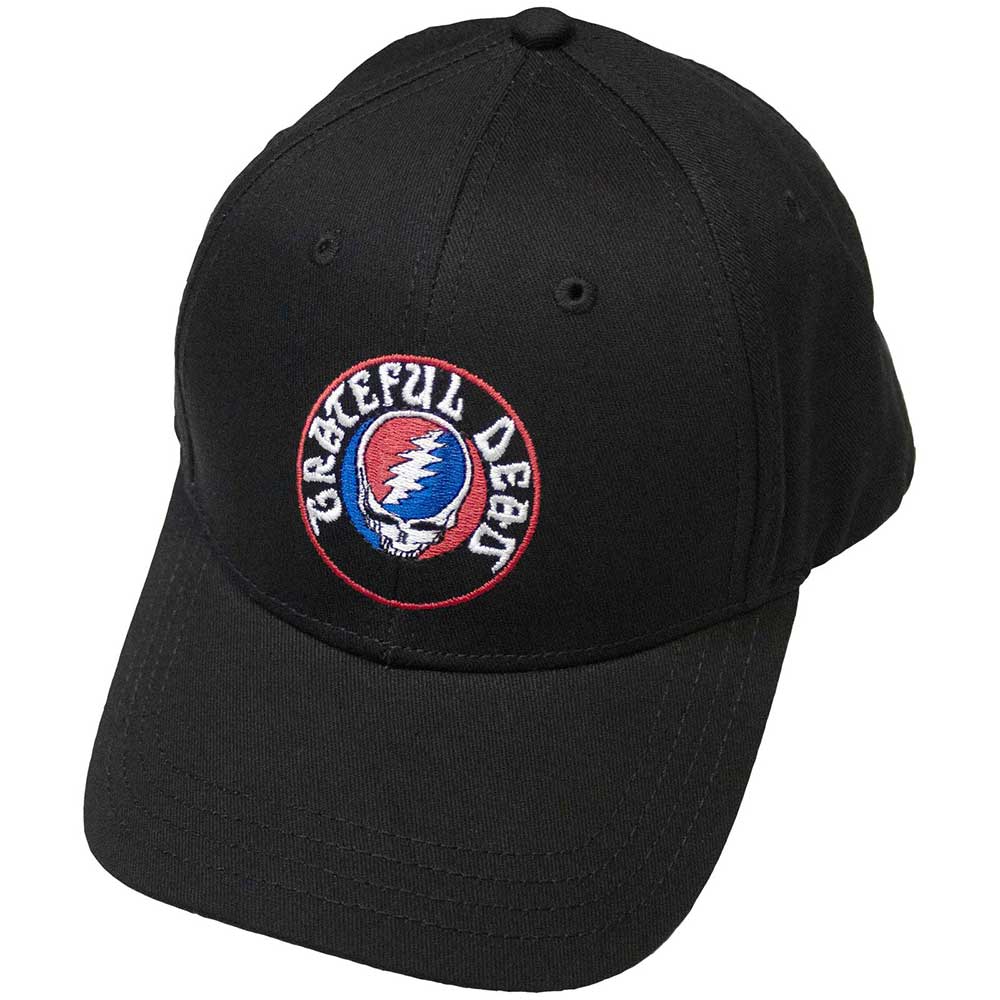 Grateful Dead Unisex Baseball Cap Steal Your Face Logo Black