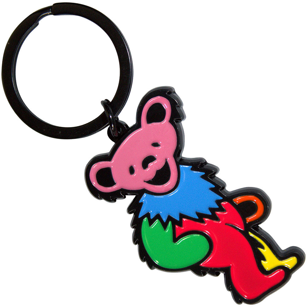 Grateful Dead Keychain Red Body Dancing Bear