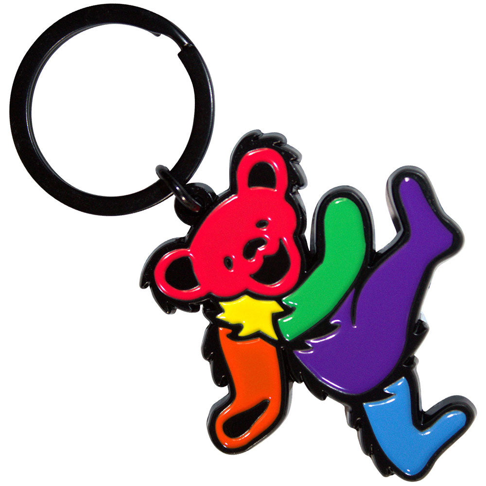 Grateful Dead Keychain Purple Body Dancing Bear