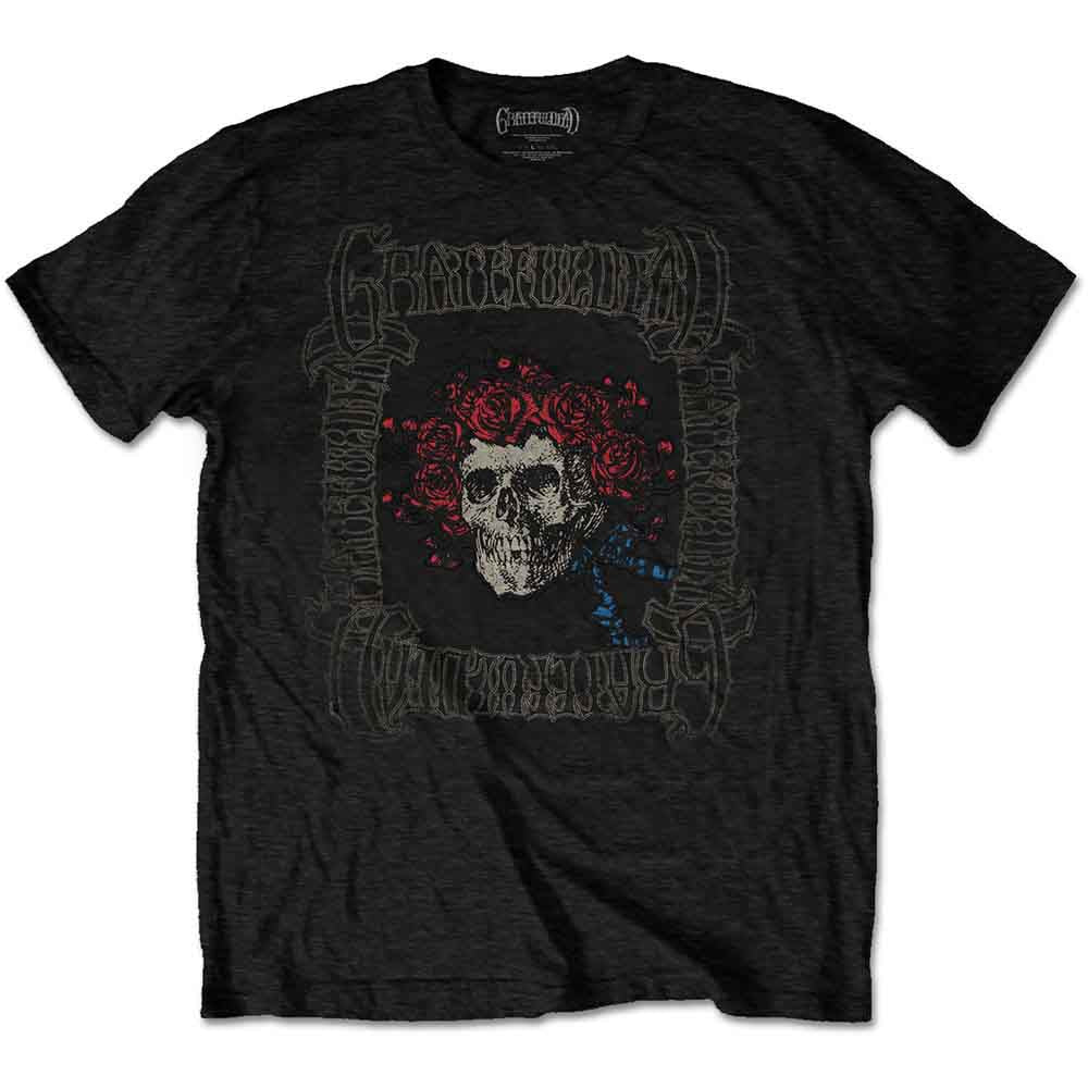 Grateful Dead Unisex T-Shirt Bertha with Logo Box Black (L)