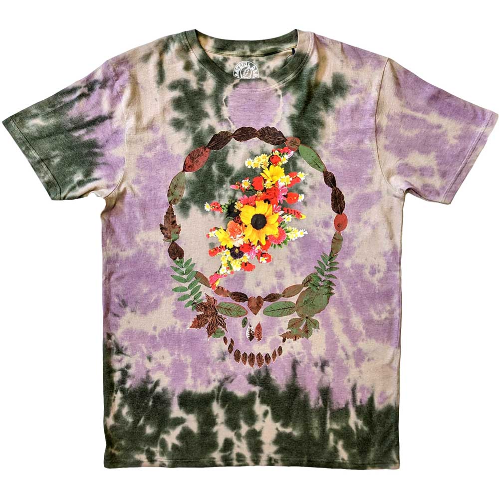 Grateful Dead Unisex T-Shirt Dead Leaves & Bouquet (Wash) Natural (XXL)