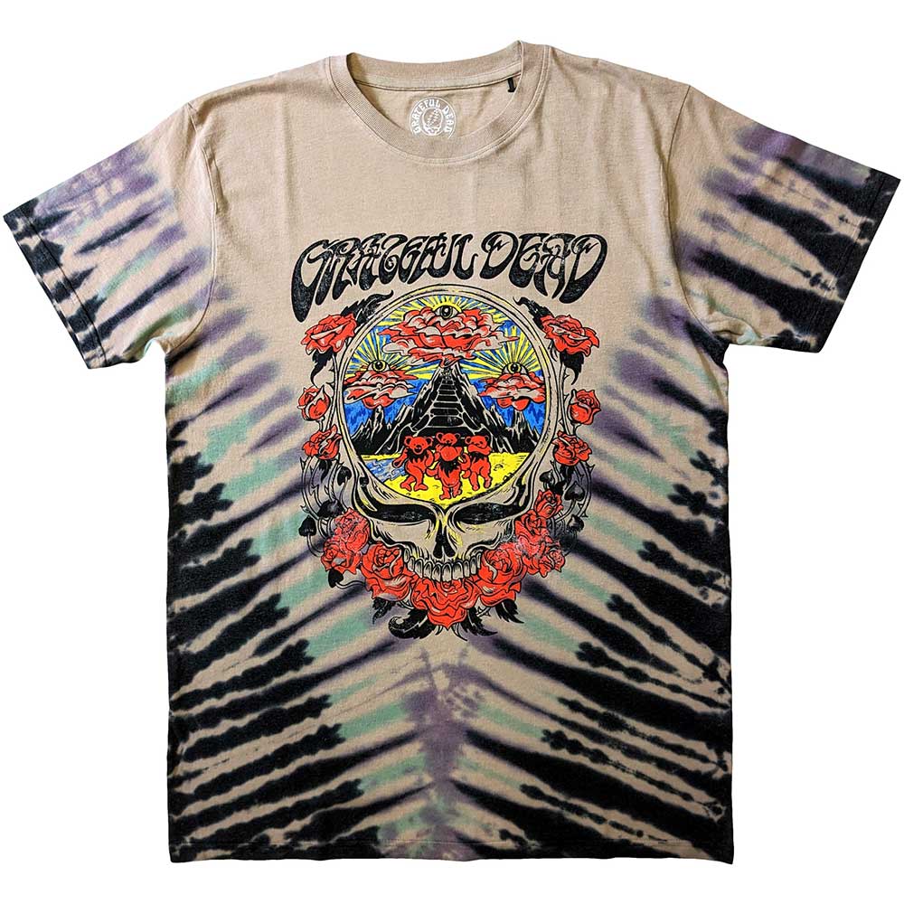 Grateful Dead Unisex T-Shirt Eye Clouds (Wash) Natural (XXL)