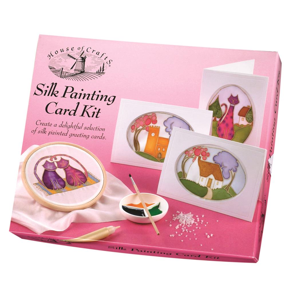 House of Crafts Silk Painting Card Kit