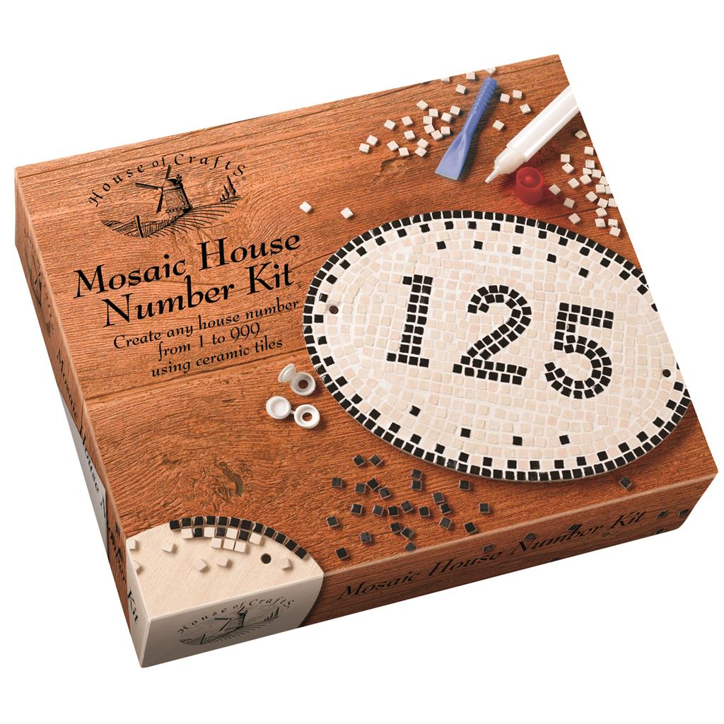 House of Crafts Mosaic House Number