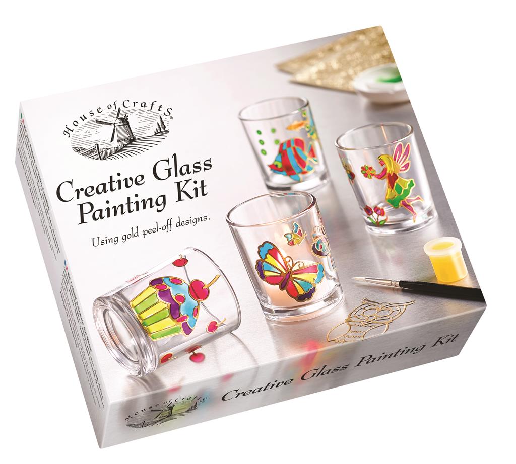House of Crafts Creative Glass Painting Kit