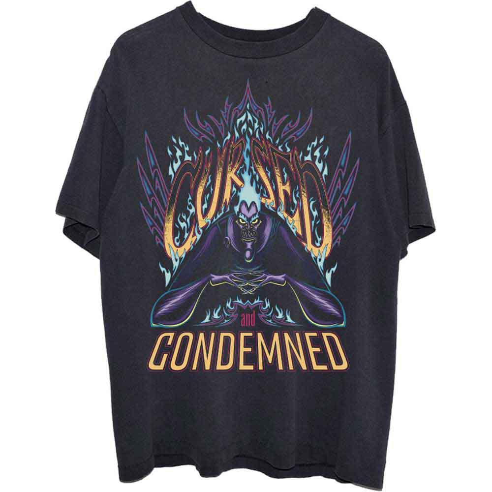 Disney Unisex T-Shirt Hercules Hades Cursed Black (L)