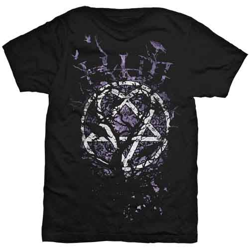 HIM Men's T-Shirt Crows Black (M)