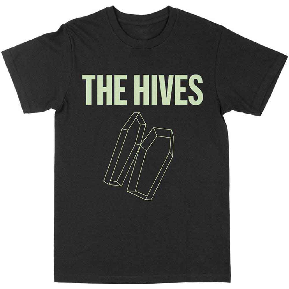 The Hives Unisex T-Shirt Glow-in-the-Dark Coffin Black (XL)