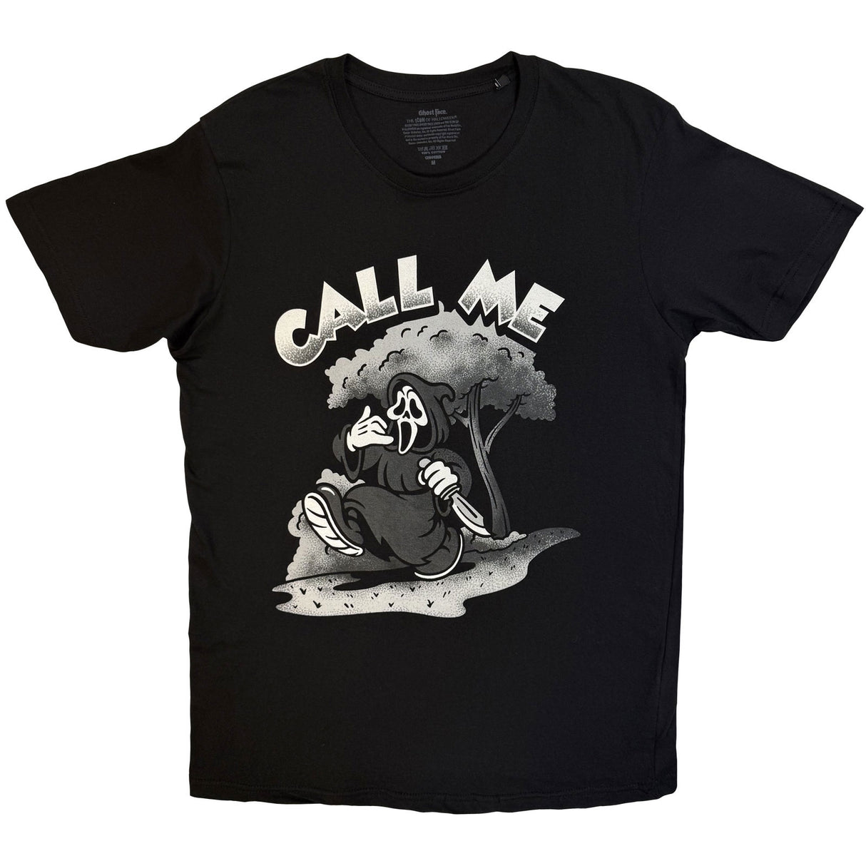 Ghostface Unisex T-Shirt Call Me Black (M)