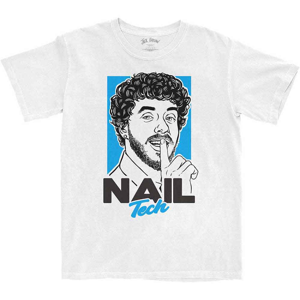 Jack Harlow Unisex T-Shirt Nail Tech White (XL)