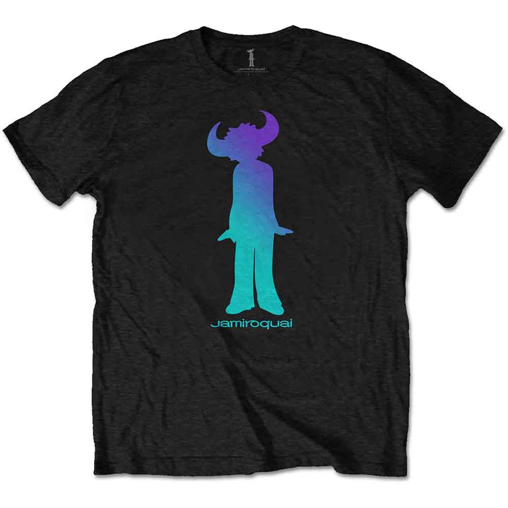 Jamiroquai Men's T-Shirt Buffalo Gradient Black (XXL)