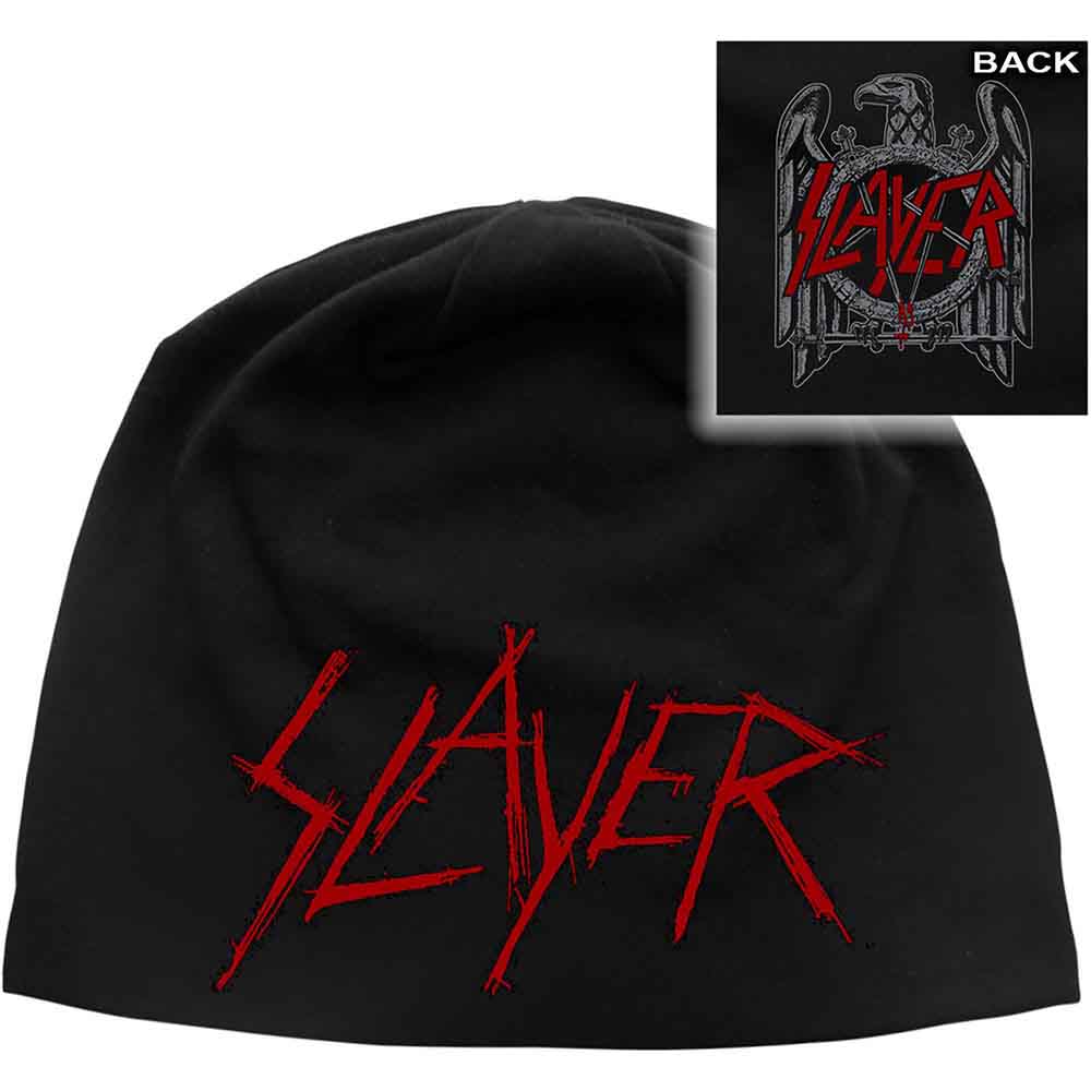 Slayer Beanie Hat Eagle (Discharge Print)